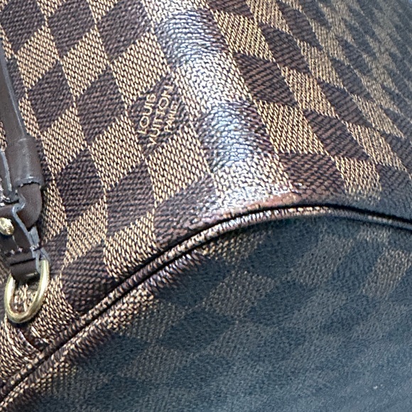 Louis Vuitton neverfull mm damier ebene rose ballerine - Picture 5 of 13